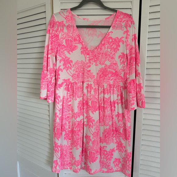 Lilly Pulitzer Dresses & Skirts - Lilly Pulitzer Janine Dress Palm Beach print
